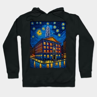 Faneuill hall in starry night Hoodie